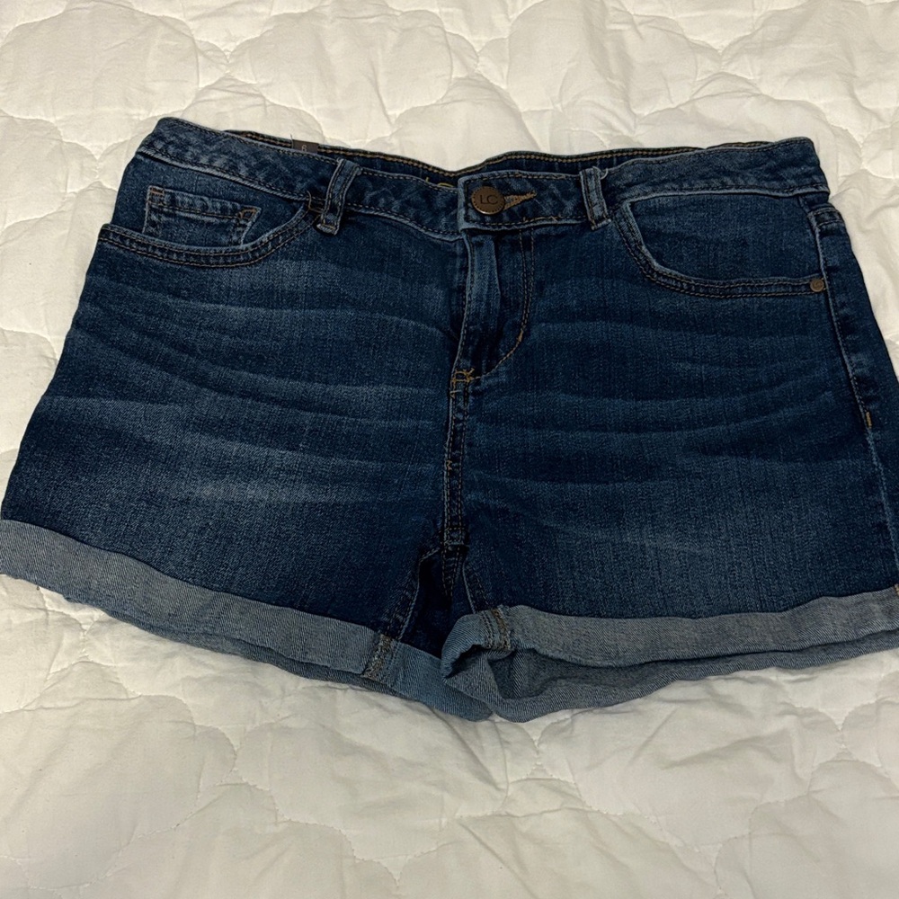 LC Lauren Conrad Indigo Denim Shorts